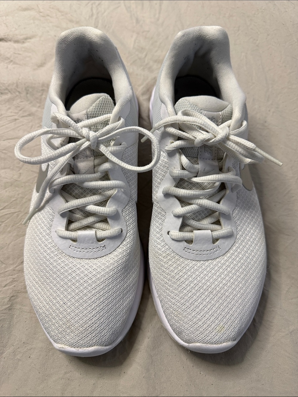 Nike Women's White Mesh Running Shoes